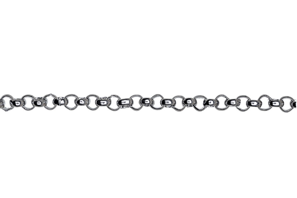 3mm Petite Rolo Chain - Made of 316 Stainless Steel - Sold by the foot - Ch-115SS