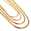Beading Snake Chain XS Size - Measures 0.7mm - Available in Waterproof Gold- Made from Stainless Steel - Sold by the Foot - CH 2350SS/G