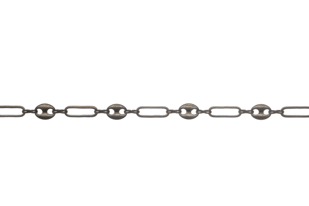 13.9mm Long x 5.10mm Wide Specialty Paperclip Gucci Mariner Chain available in Multiple Colors sold by the Foot - CH 2602