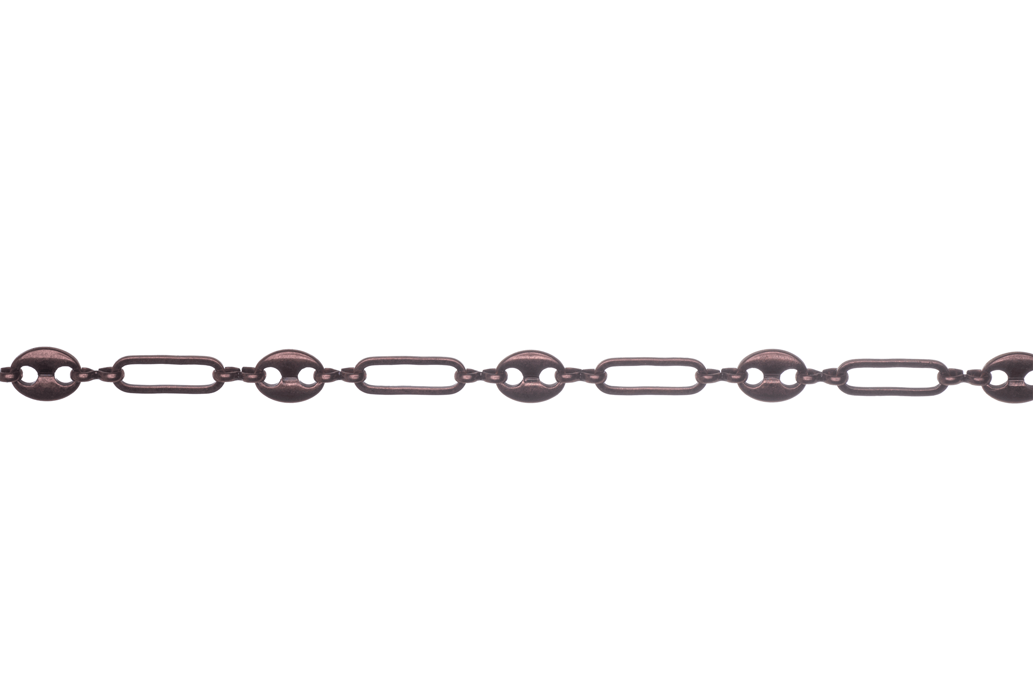 13.9mm Long x 5.10mm Wide Specialty Paperclip Gucci Mariner Chain available in Multiple Colors sold by the Foot - CH 2602
