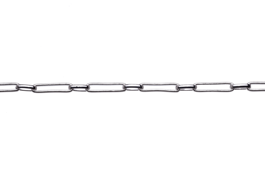 Paperclip & Oval Cable Chain - 5mm available in Multiple Colors sold by the Foot - CH 2605