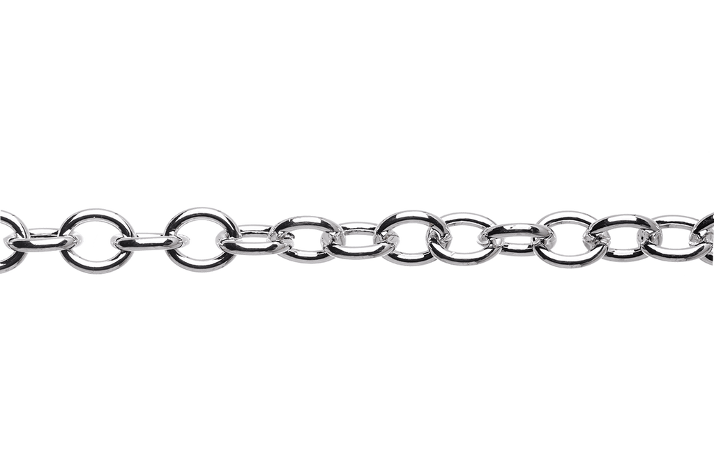 Oval Cable Chain 7mm x 5.8mm available in Multiple Colors sold by the Foot - CH 2609