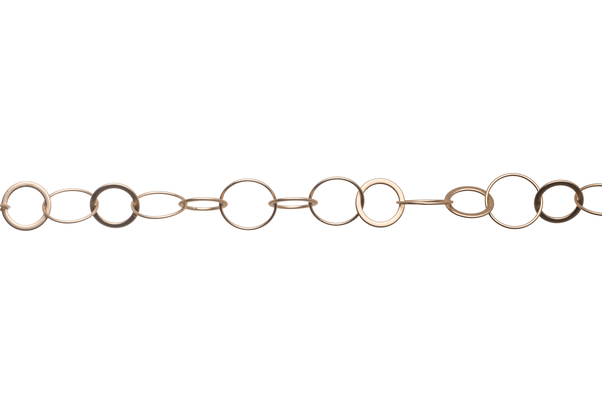 Round Cable Chain with 12mm and 18mm Links available in Multiple Colors sold by the Foot - CH 2612