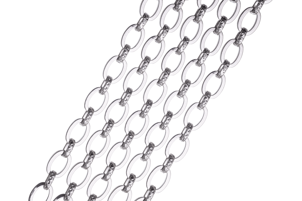 16 Gauge Oval Cable Chain - Made of 304 stainless steel - Sold by the foot - CH-75SS