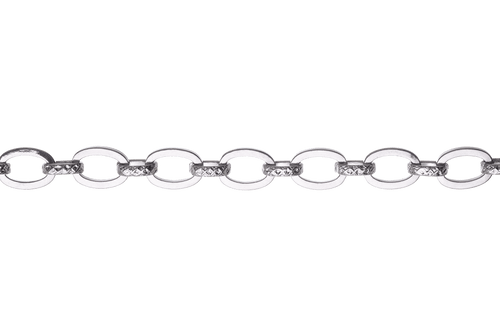 16 Gauge Oval Cable Chain - Made of 304 stainless steel - Sold by the foot - CH-75SS