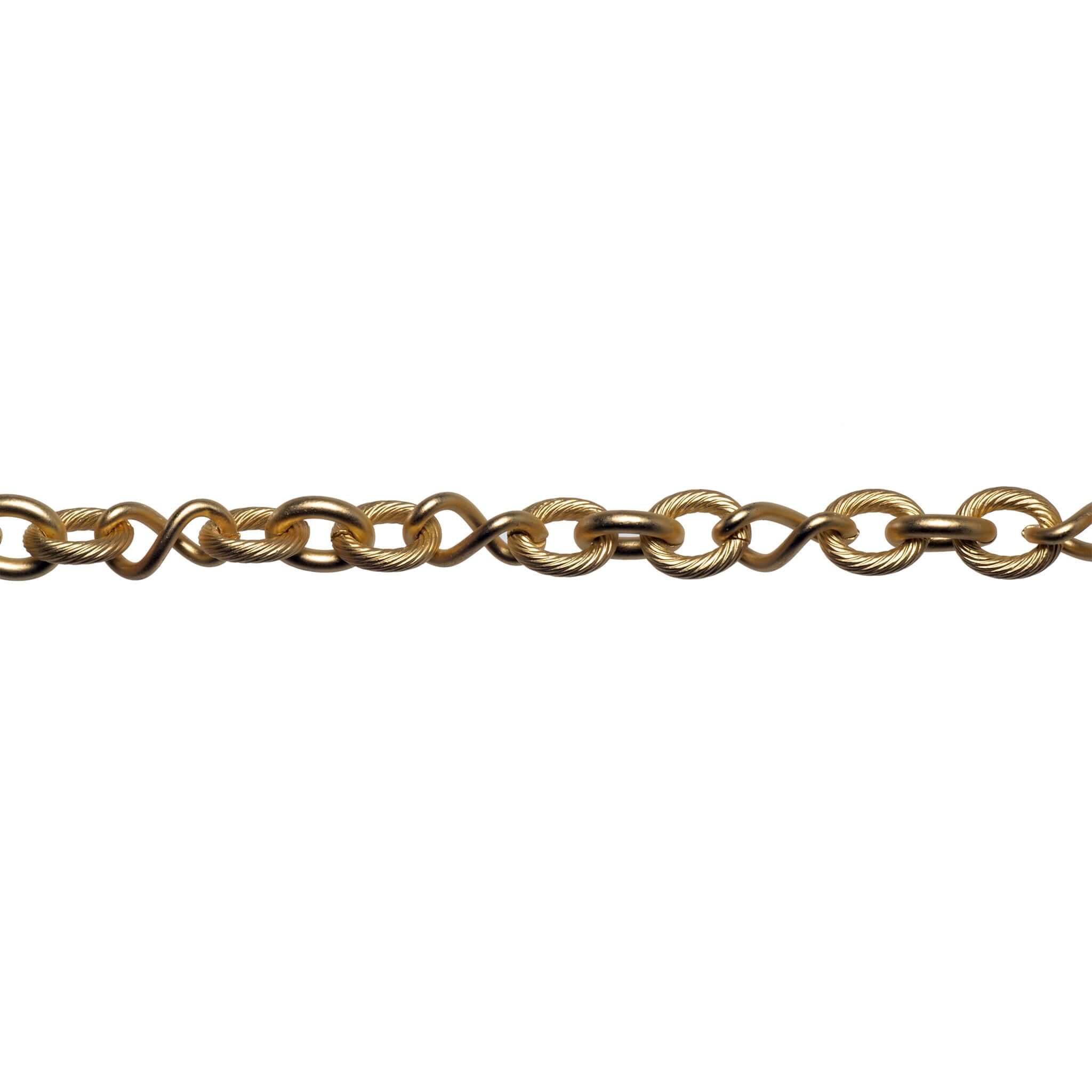 10mm x 8mm Oval, 12.7mm x 7mm Infinity Link Cable Chain - Made of Brass - Sold by the Foot - Ch-818