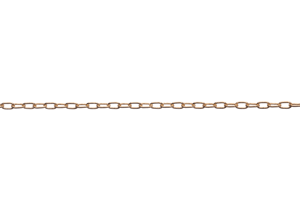 1mm Elegant Elongated Cable Chain sold by The Foot - CH 890