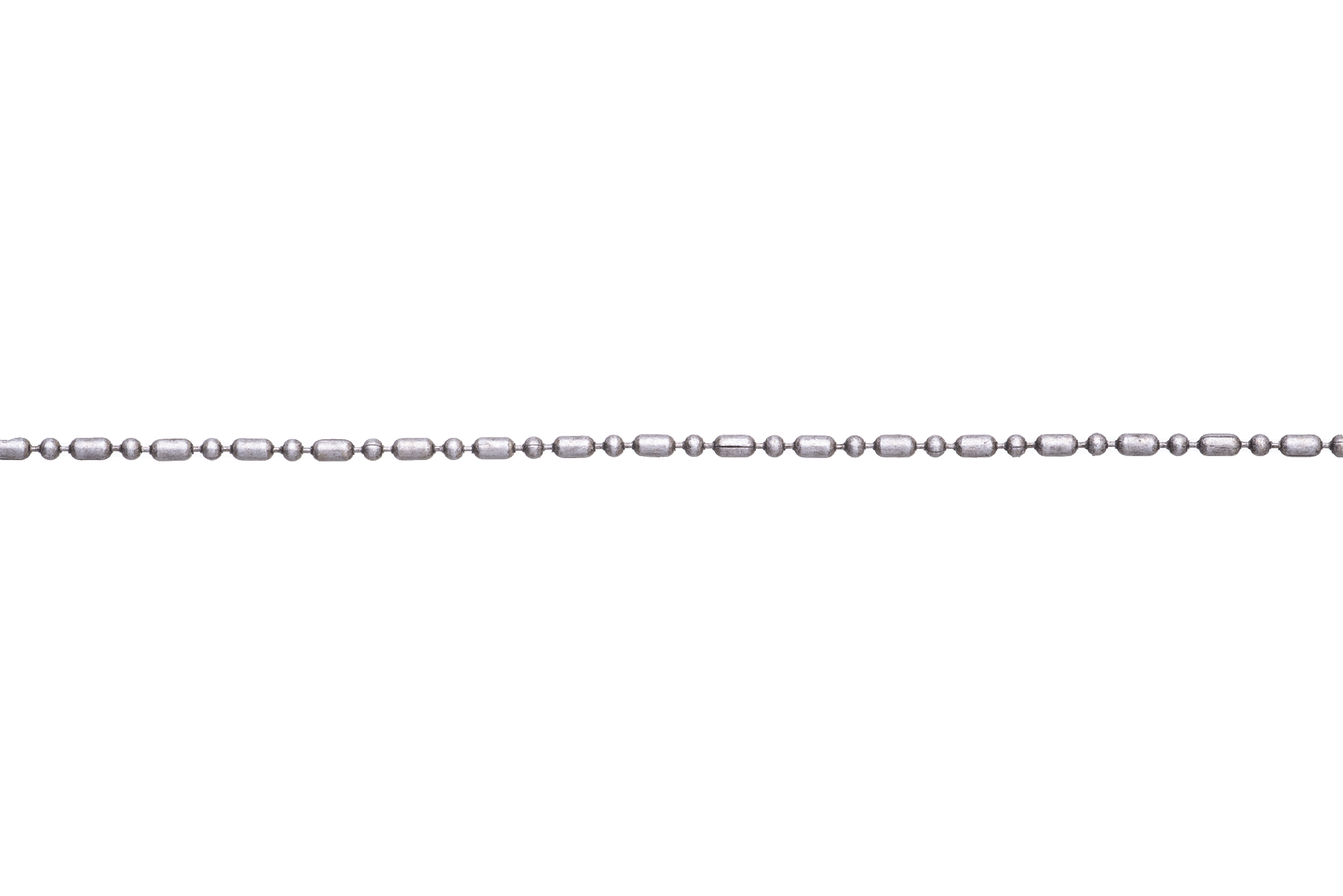 1mm Petite Dot-Dash Ball Chain - Made of Brass - Sold by the Foot - CH-901