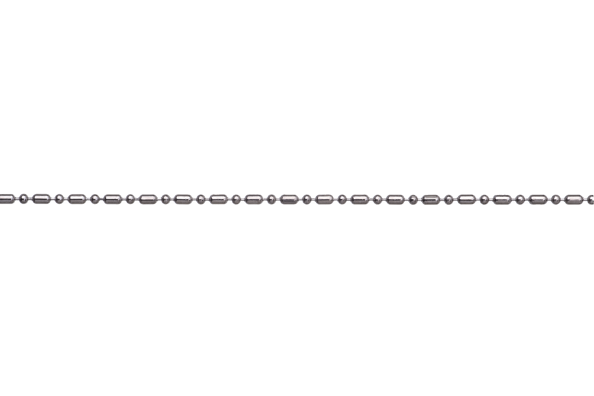1mm Petite Dot-Dash Ball Chain - Made of Brass - Sold by the Foot - CH-901