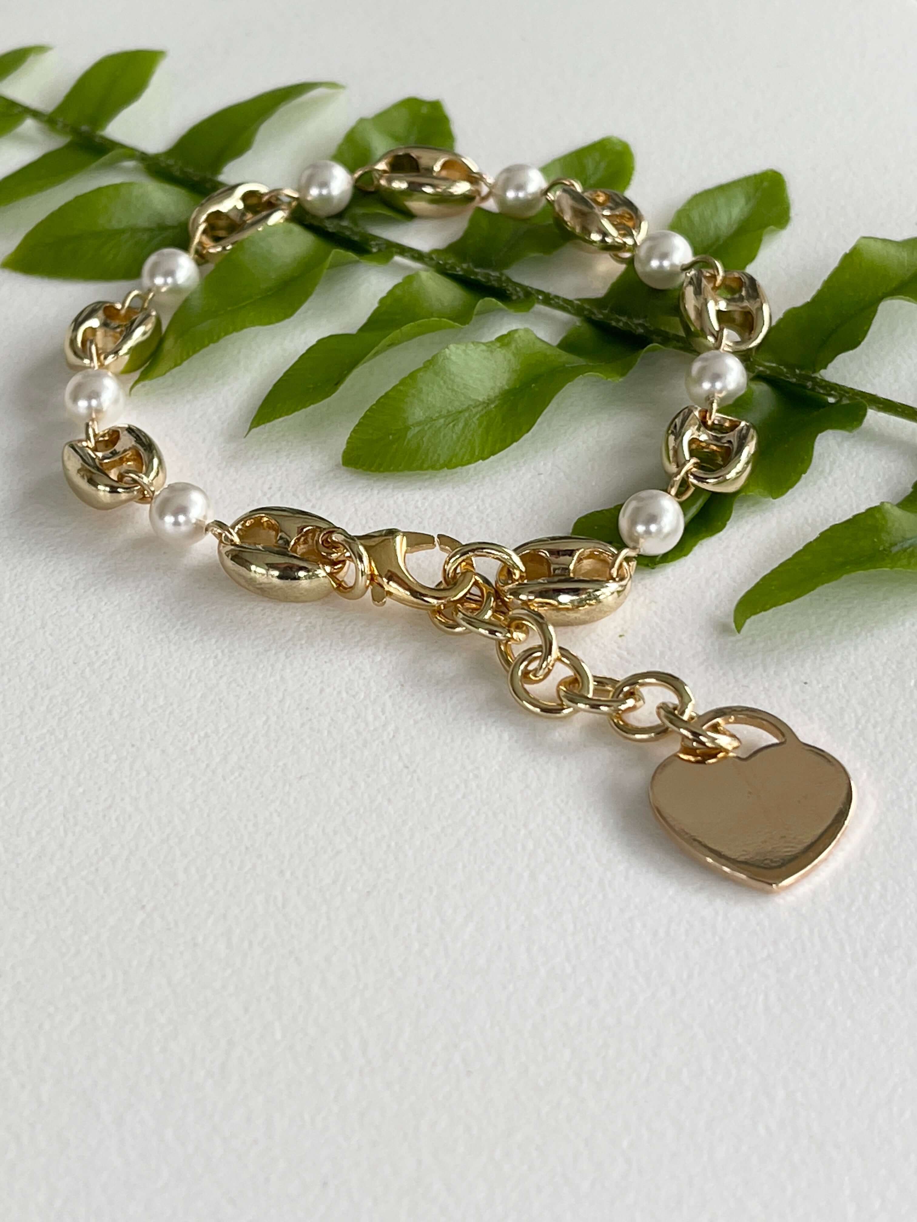 12.75mm x 10mm Pignose Mariner Chain - Made of plated pewter and brass - Sold by the foot - Ch-941