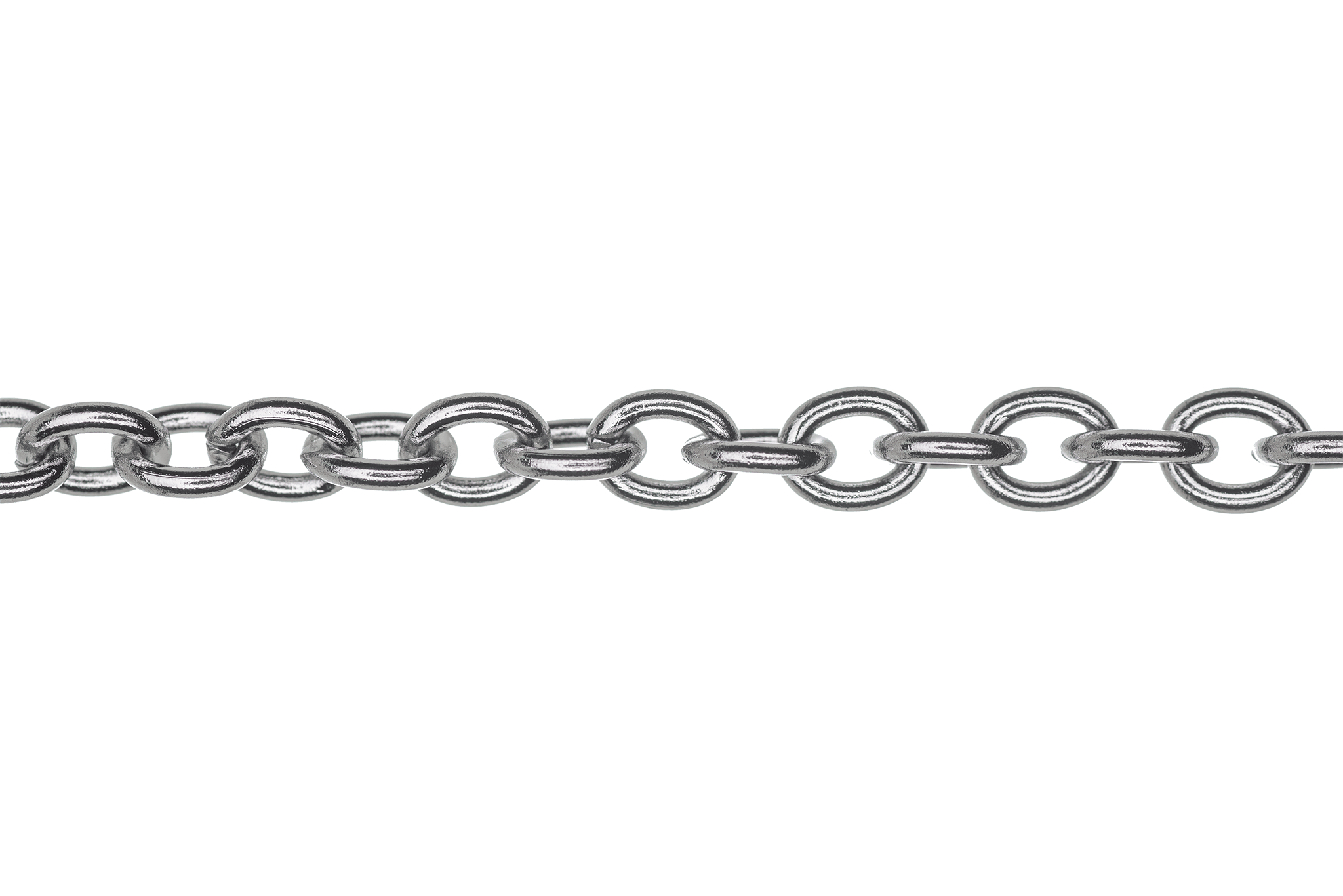 Cable Chain - 5.5mm x 7mm - Made from Stainless Steel - Sold by the Foot - CH 116SS