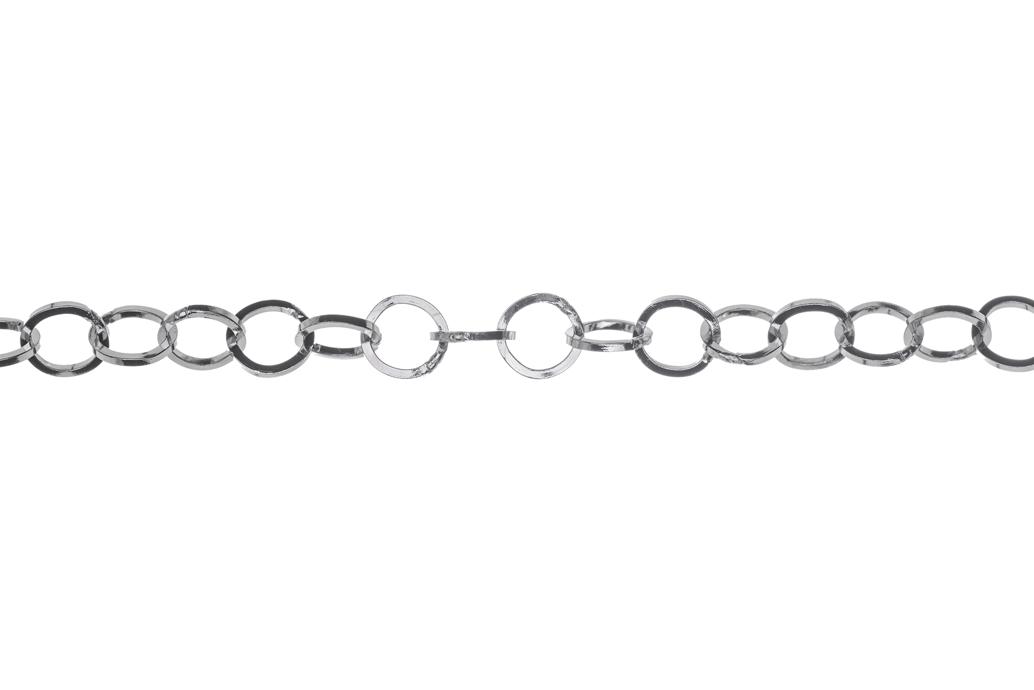 5mm Round Cable Chain - Made of 304L Stainless Steel - Sold by the foot - CH-117SS