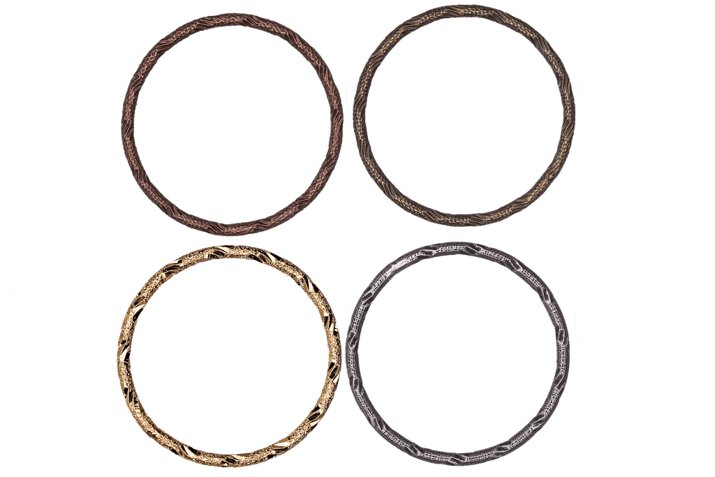 34mm Diamond Cut Closed Rings - Available in Multiple Finishes - Made of Brass - Sold by the Piece - CH1184Link