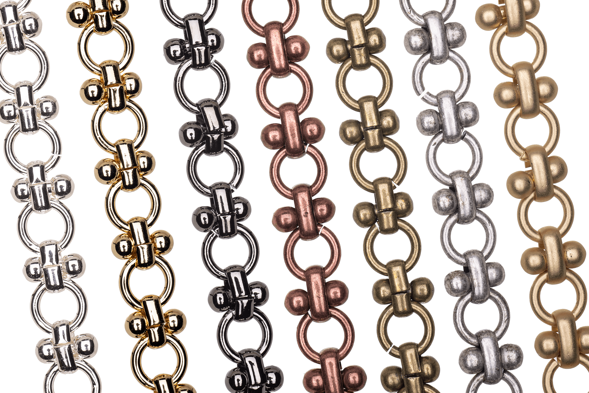 Cable Chain - 6.5mm - Available in Multiple Colors - Sold by the Foot - CH 152