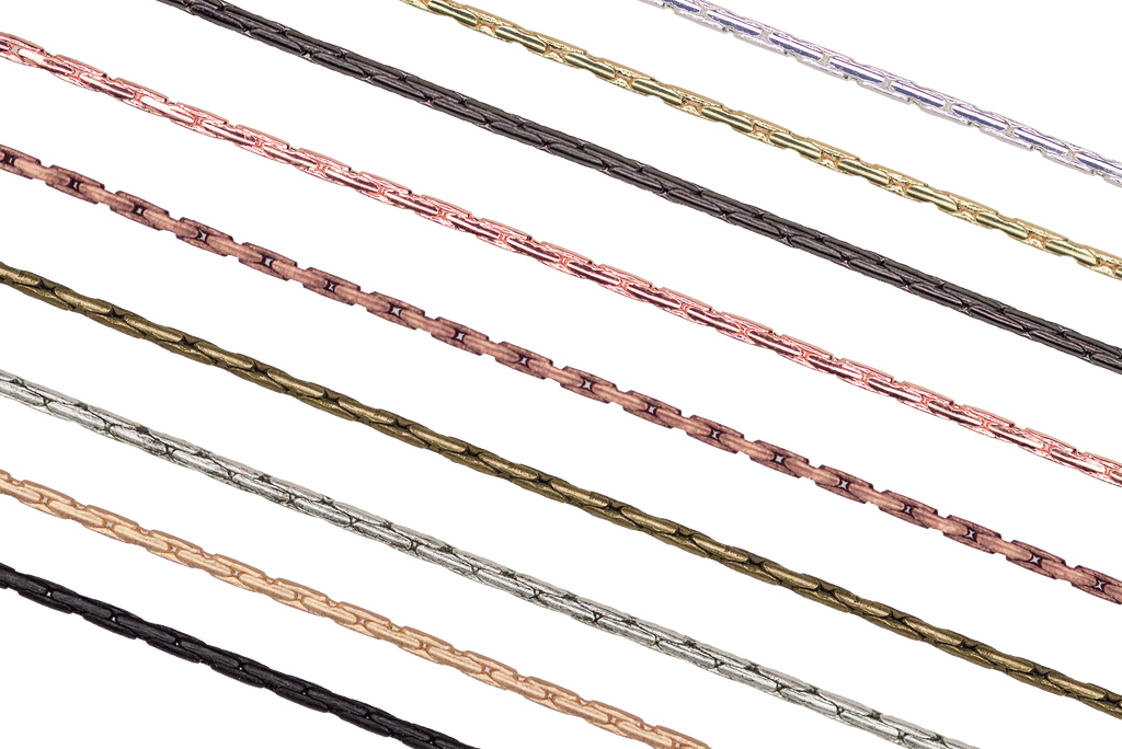 0.7mm Beading Snake Chain - Available in Various Colors - Sold by the Foot | CH 2350