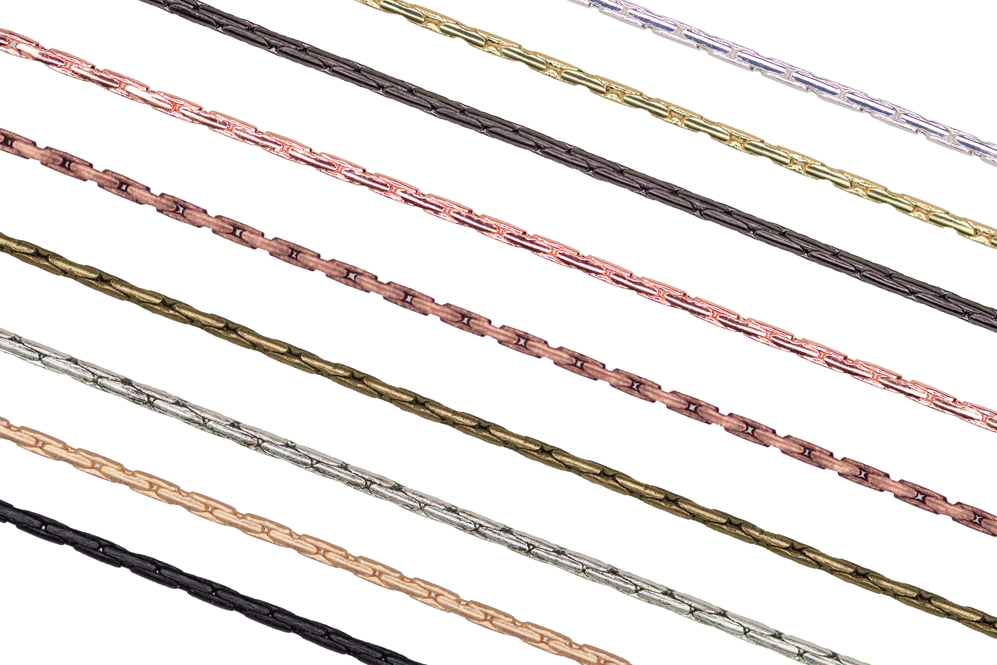 0.7mm Beading Snake Chain - Available in Various Colors - Sold by the Foot | CH 2350