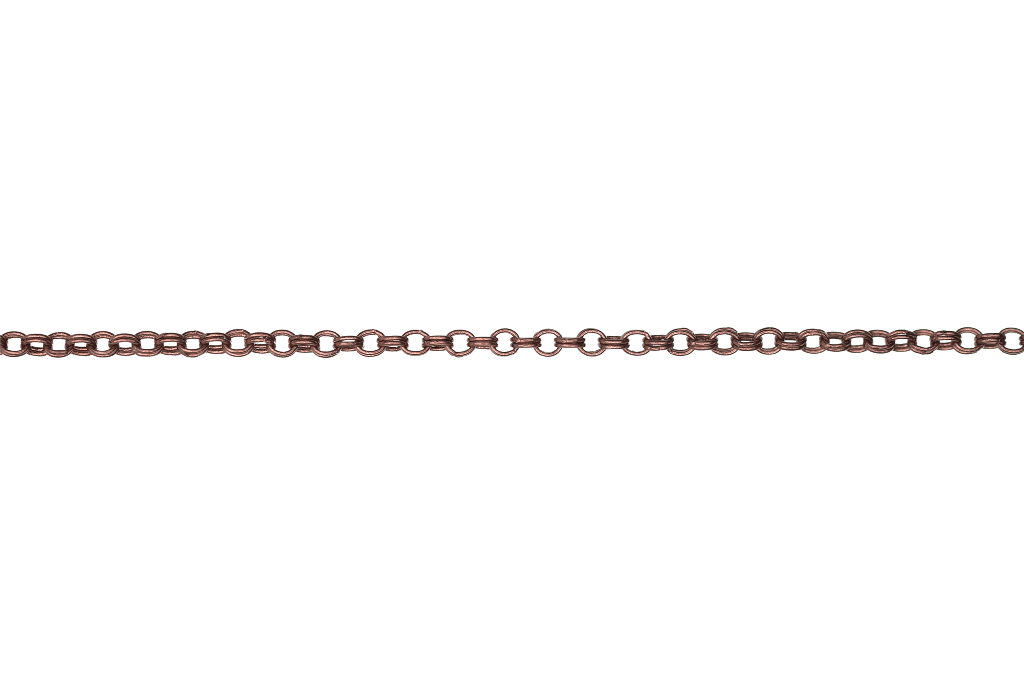 Rolo Chain Double Link XS Size 1.7mm - Multiple Colors - Per Foot CH-70