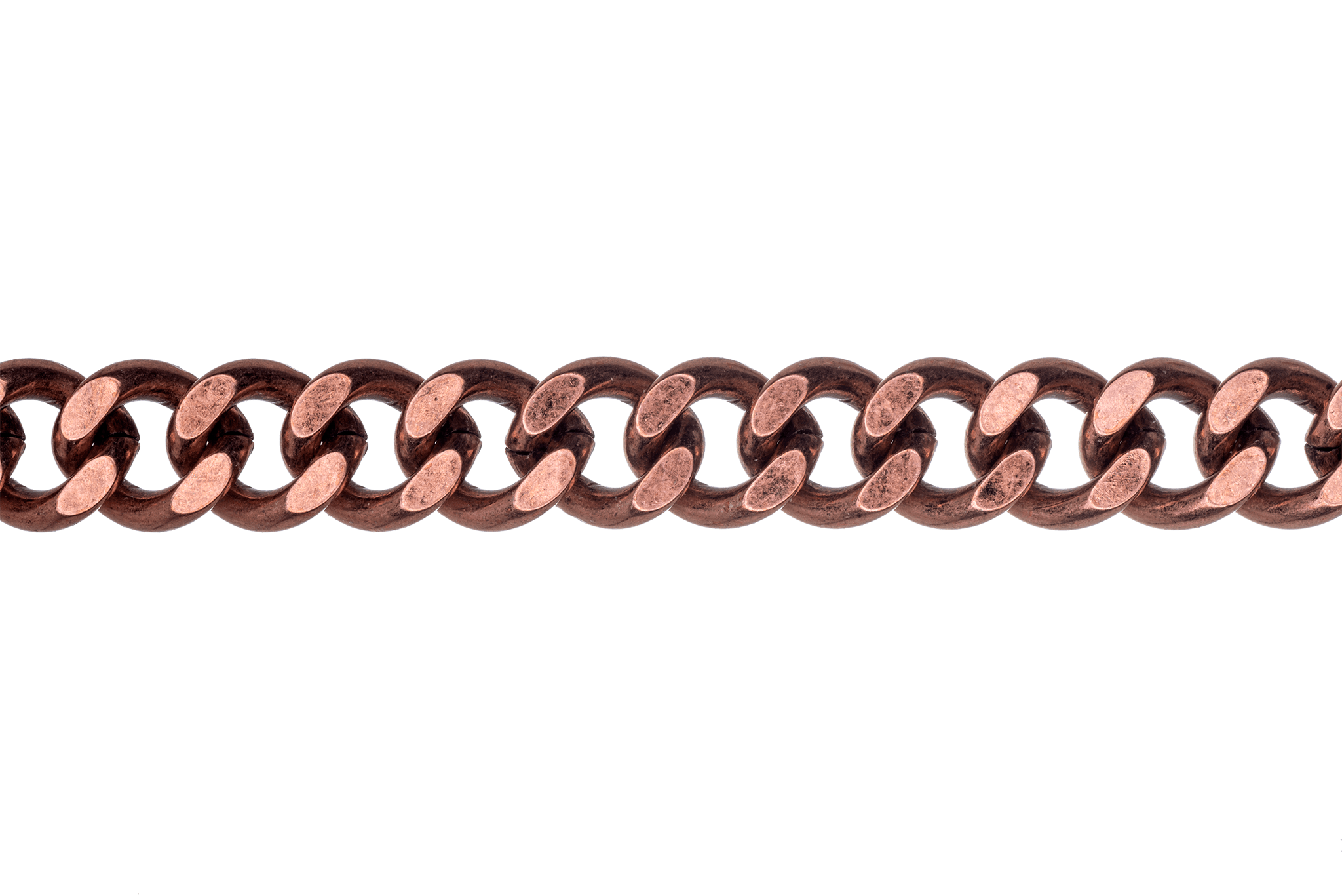 XL Cuban Link Curb Chain measures 12mm x 10mm available in Many Finishes sold by the Foot - CH 845