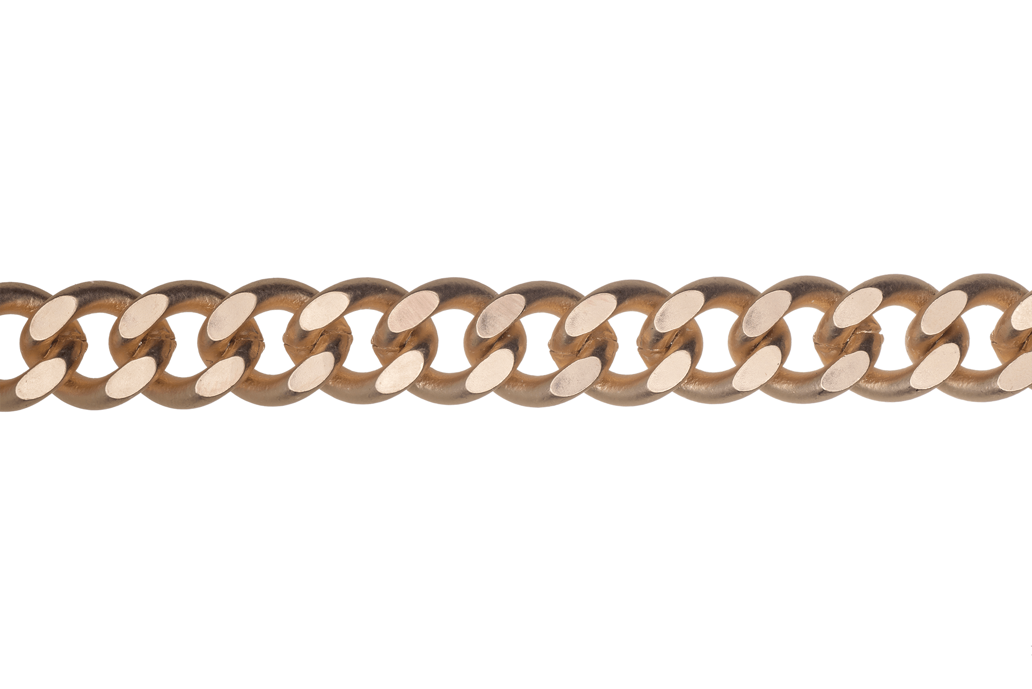 XL Cuban Link Curb Chain measures 12mm x 10mm available in Many Finishes sold by the Foot - CH 845