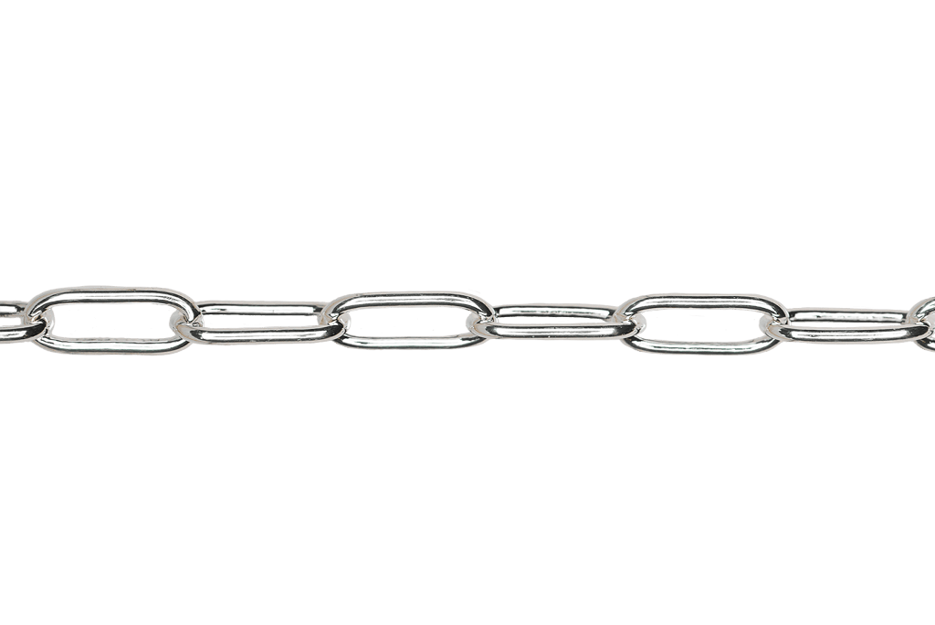 Paperclip Cable Chain - Medium Size 11mm x 4.25mm - Multiple Finishes - Sold by the Foot - CH 931