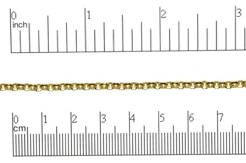 Beveled Rolo Chain - Available in Multiple Colors - 3.5mm - Sold by the Foot - CH 40