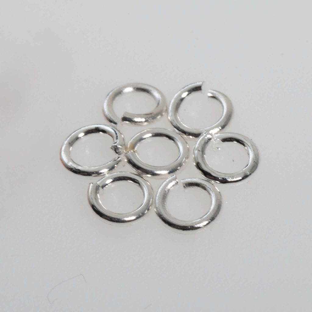 Jump Ring - 4mm 18 Gauge - Sold in 25 Gram Packs (Approx. 275pcs) J/R 4