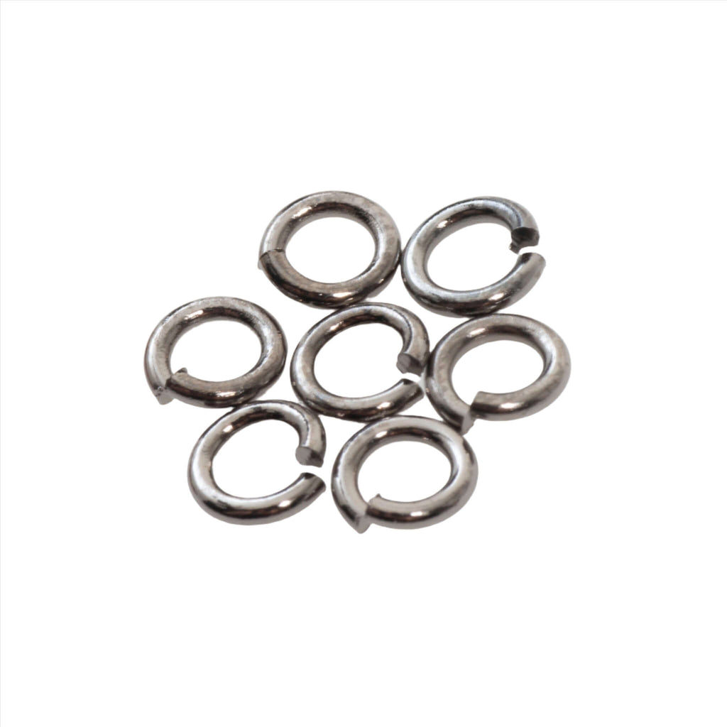 Jump Ring - 4mm 18 Gauge - Sold in 25 Gram Packs (Approx. 275pcs) J/R 4