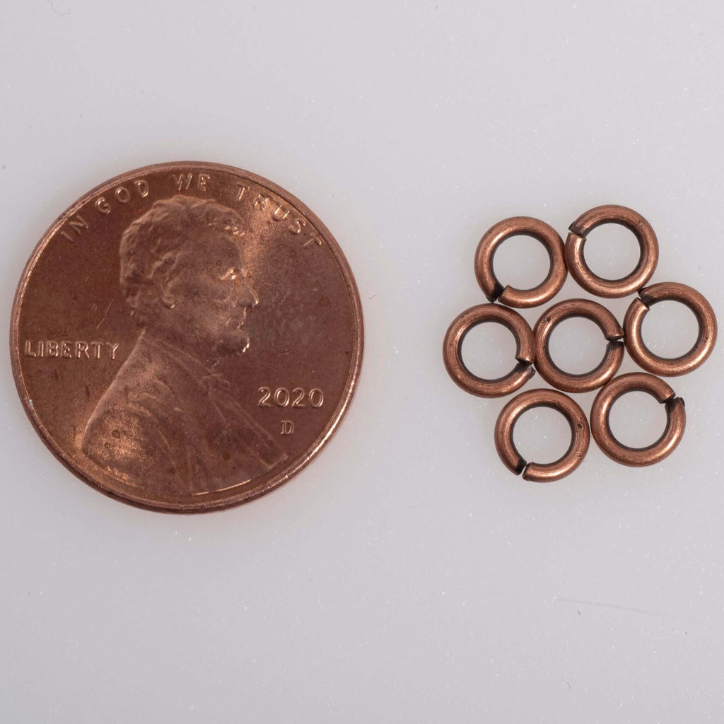 Jump Ring - 4mm 18 Gauge - Sold in 25 Gram Packs (Approx. 275pcs) J/R 4