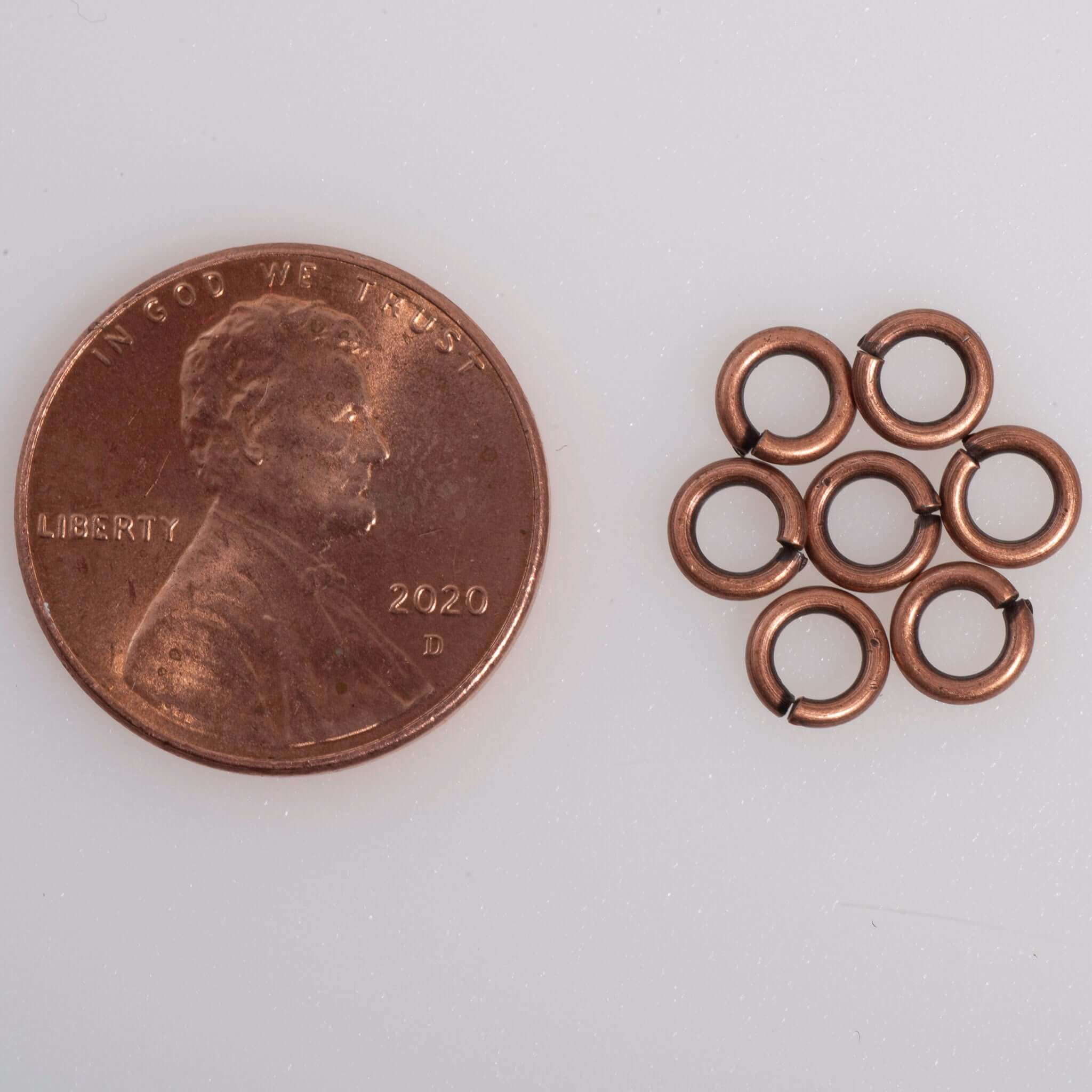 Jump Ring - 4mm 18 Gauge - Sold in 25 Gram Packs (Approx. 275pcs) J/R 4