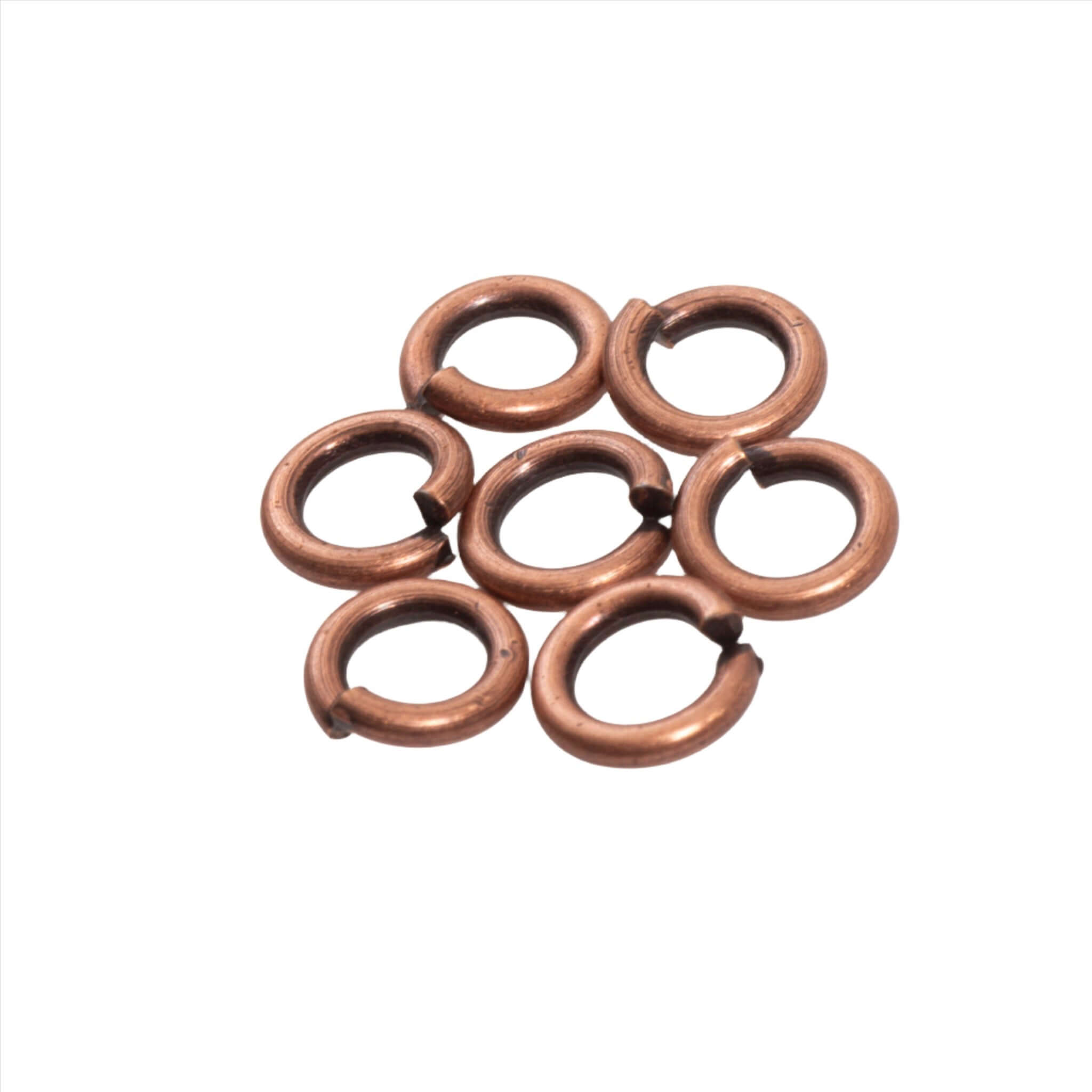 Jump Ring - 4mm 18 Gauge - Sold in 25 Gram Packs (Approx. 275pcs) J/R 4