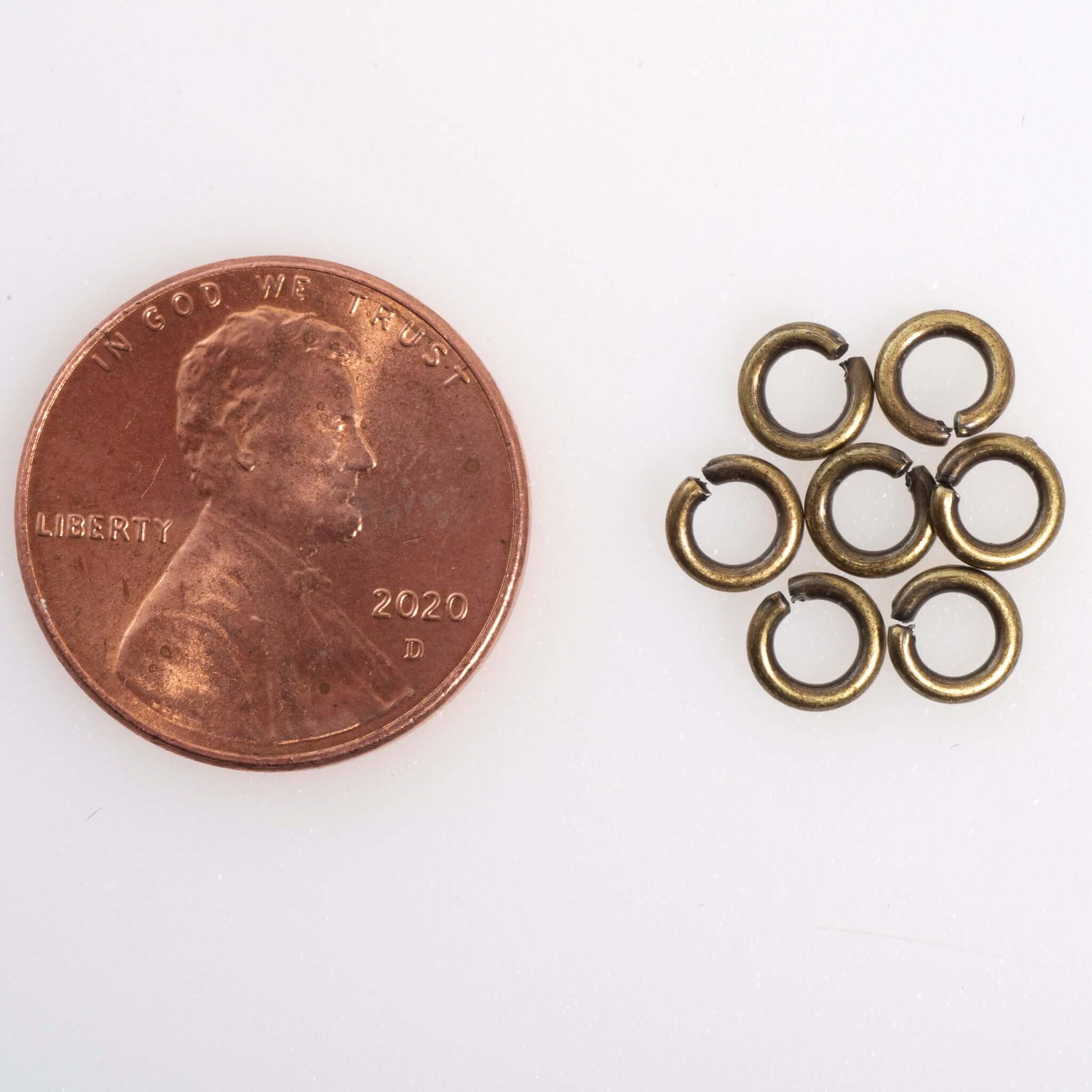 Jump Ring - 4mm 18 Gauge - Sold in 25 Gram Packs (Approx. 275pcs) J/R 4