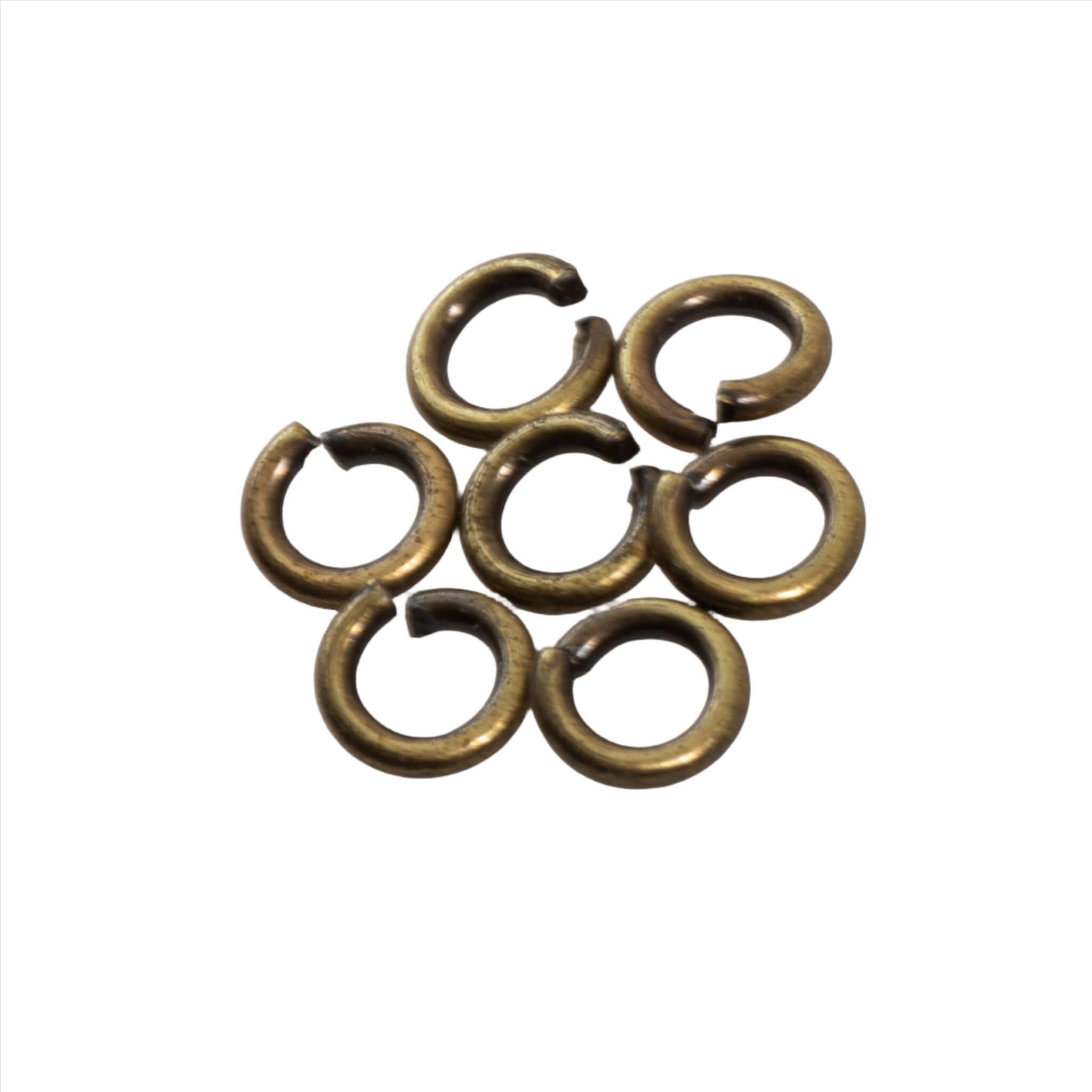 Jump Ring - 4mm 18 Gauge - Sold in 25 Gram Packs (Approx. 275pcs) J/R 4