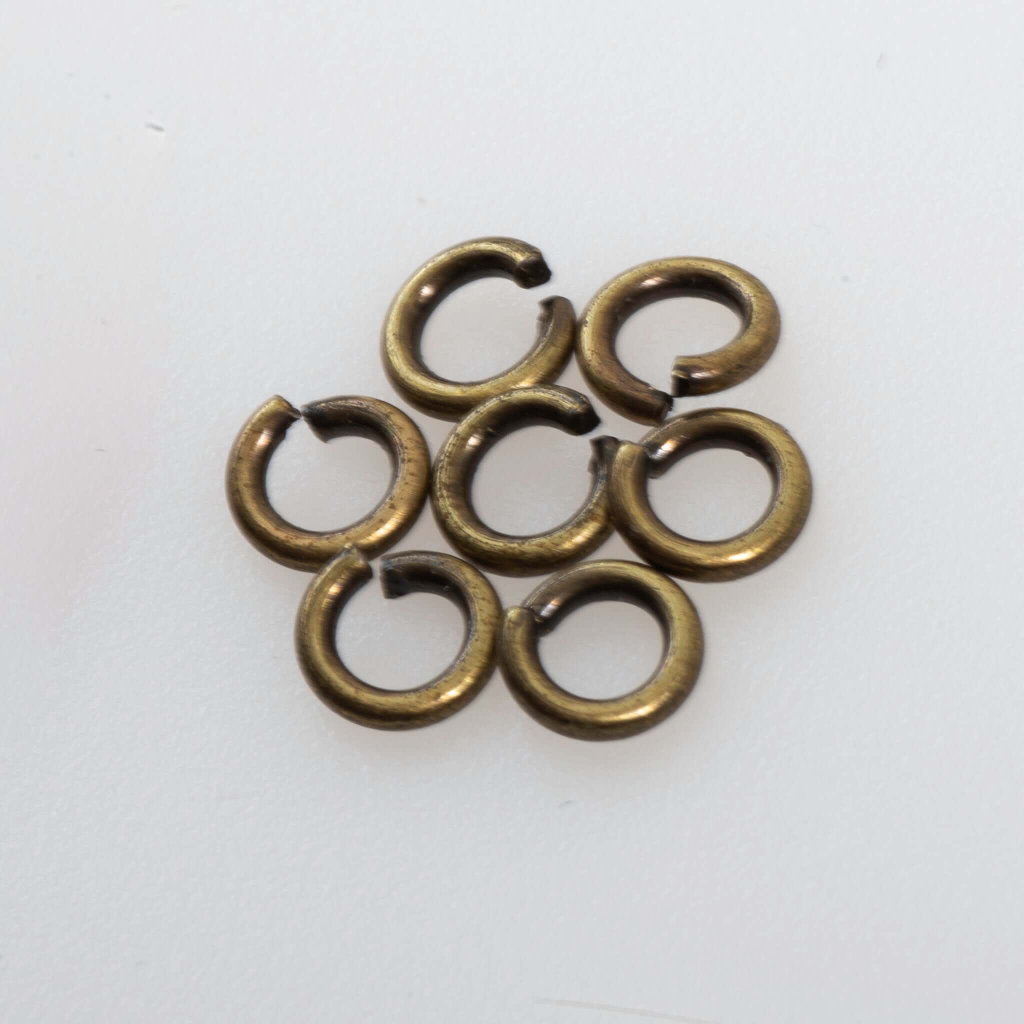 Jump Ring - 4mm 18 Gauge - Sold in 25 Gram Packs (Approx. 275pcs) J/R 4