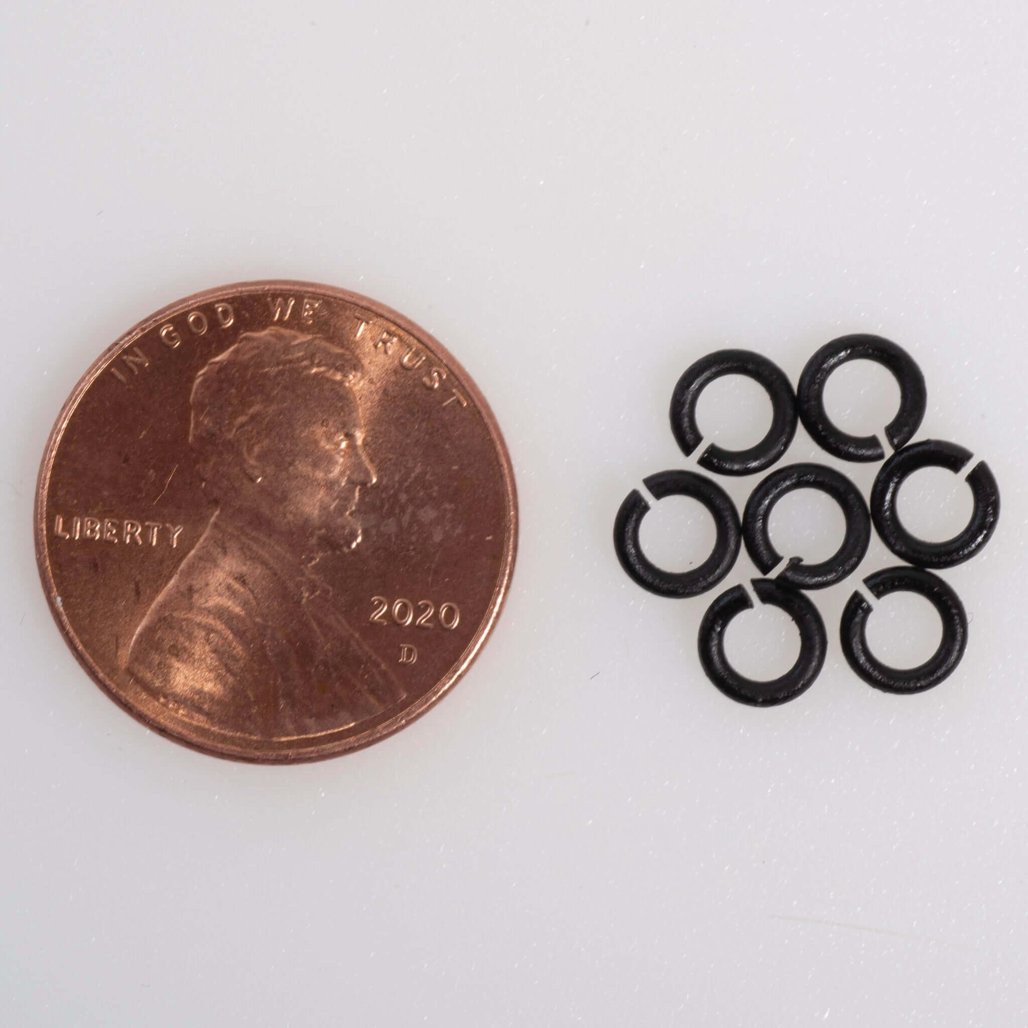 Jump Ring - 4mm 18 Gauge - Sold in 25 Gram Packs (Approx. 275pcs) J/R 4