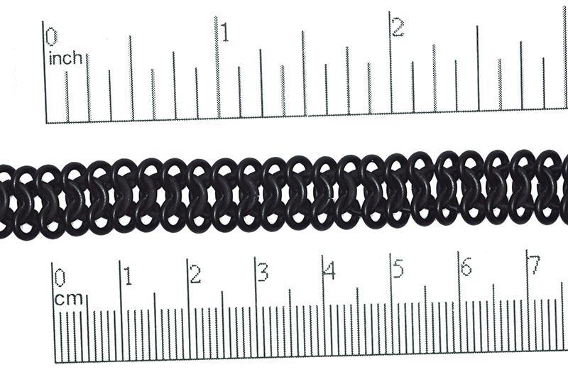 11mm Medieval Round Chainmail Chain - Made of Brass - Sold by the Foot - Ch-303