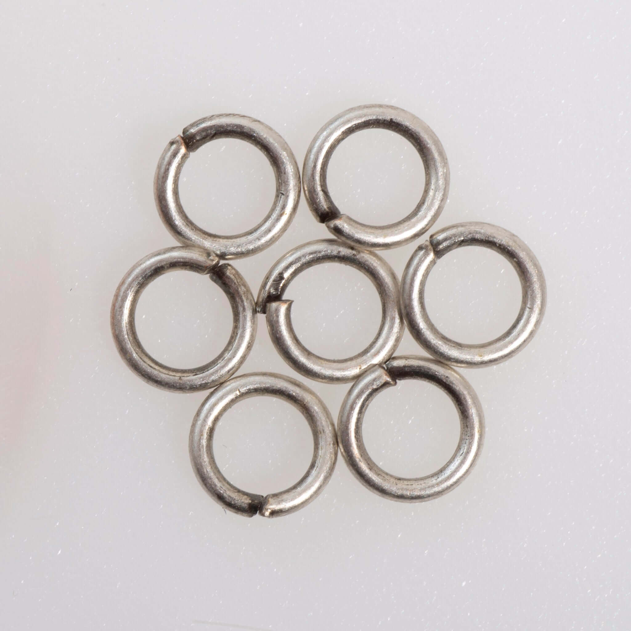 Jump Ring - 6mm 18 Gauge Wire Multiple Colors - 25g Packs (242pcs) J/R 6