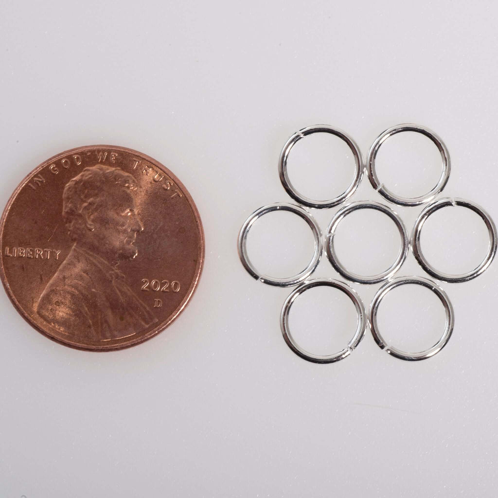 Jump Ring - 8mm 18 Gauge Wire Multiple Colors - 25g Packs (170pcs) J/R 8