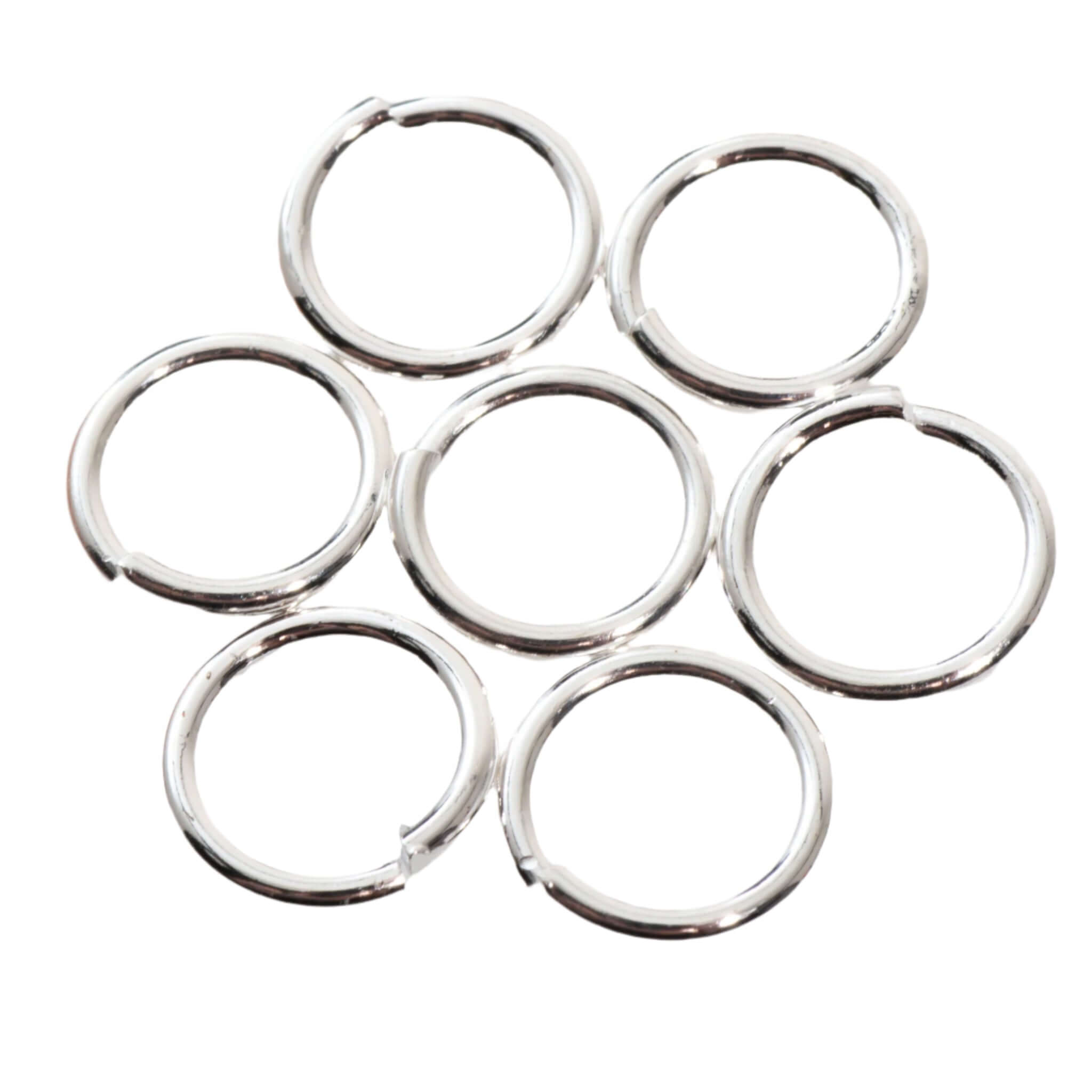Jump Ring - 8mm 18 Gauge Wire Multiple Colors - 25g Packs (170pcs) J/R 8