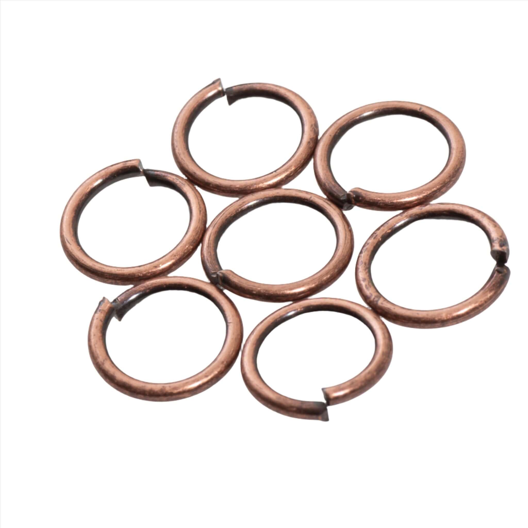 Jump Ring - 8mm 18 Gauge Wire Multiple Colors - 25g Packs (170pcs) J/R 8