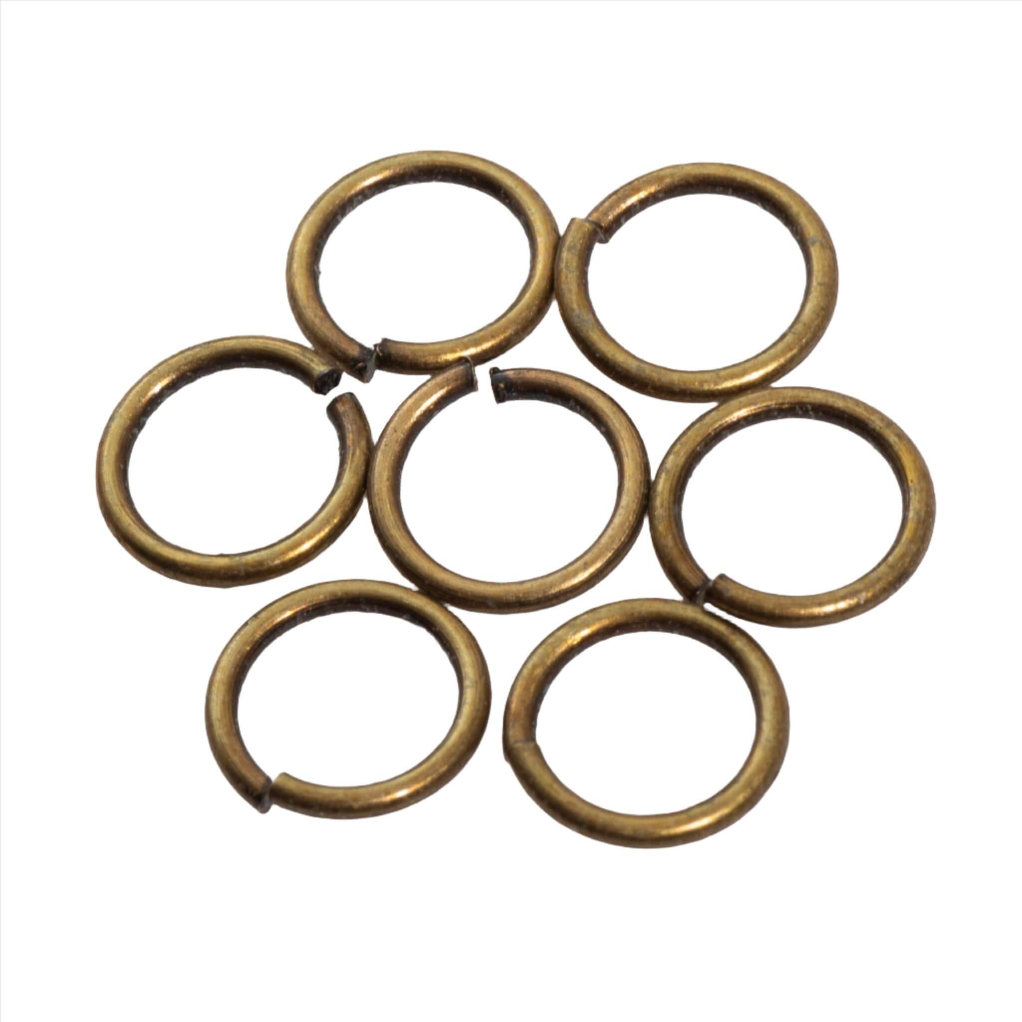 Jump Ring - 8mm 18 Gauge Wire Multiple Colors - 25g Packs (170pcs) J/R 8