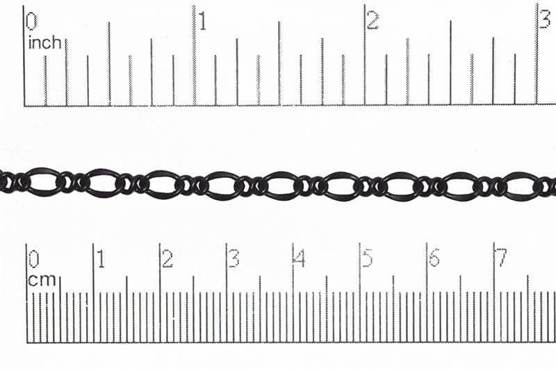 Figaro Chain - Medium Size - Multiple Colors - Nickel-Free - Per Foot CH-1600