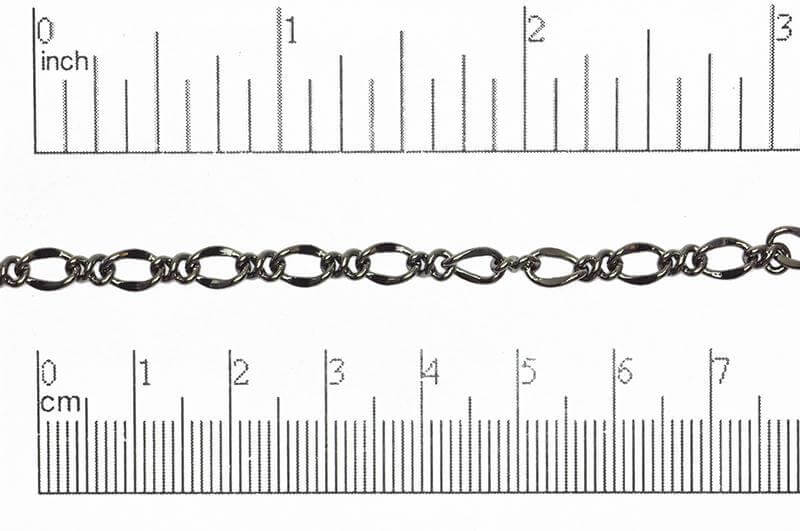 Figaro Chain - Medium Size - Multiple Colors - Nickel-Free - Per Foot CH-1600