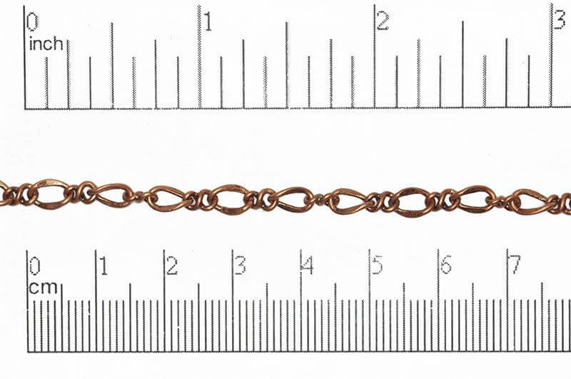 Figaro Chain - Medium Size - Multiple Colors - Nickel-Free - Per Foot CH-1600
