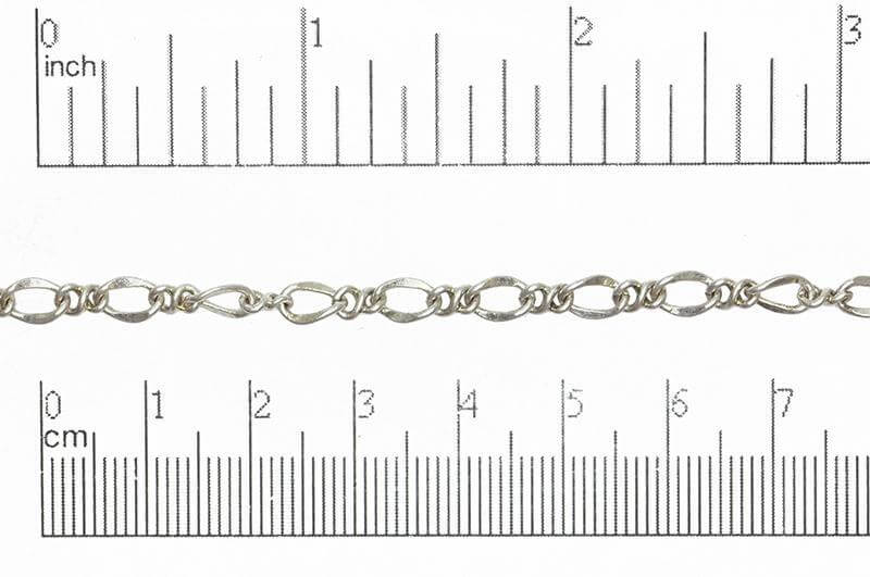 Figaro Chain - Medium Size - Multiple Colors - Nickel-Free - Per Foot CH-1600