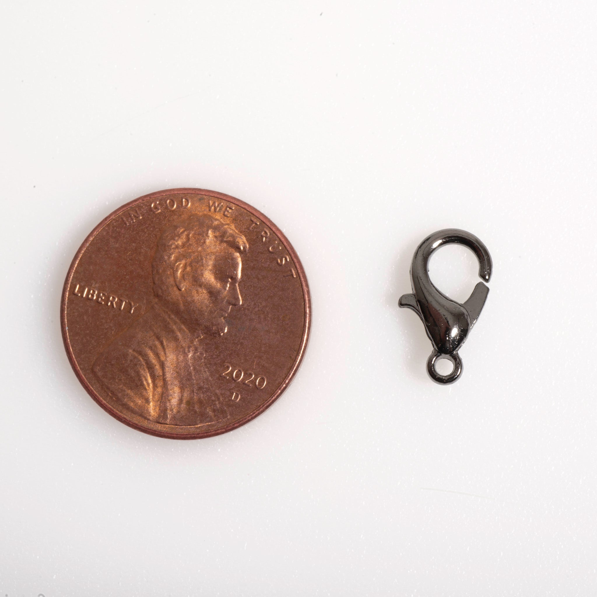 12mm x 6mm Zinc Lobster Claw Clasp - Sold by the Gross - Available in 5 Finishes - C802