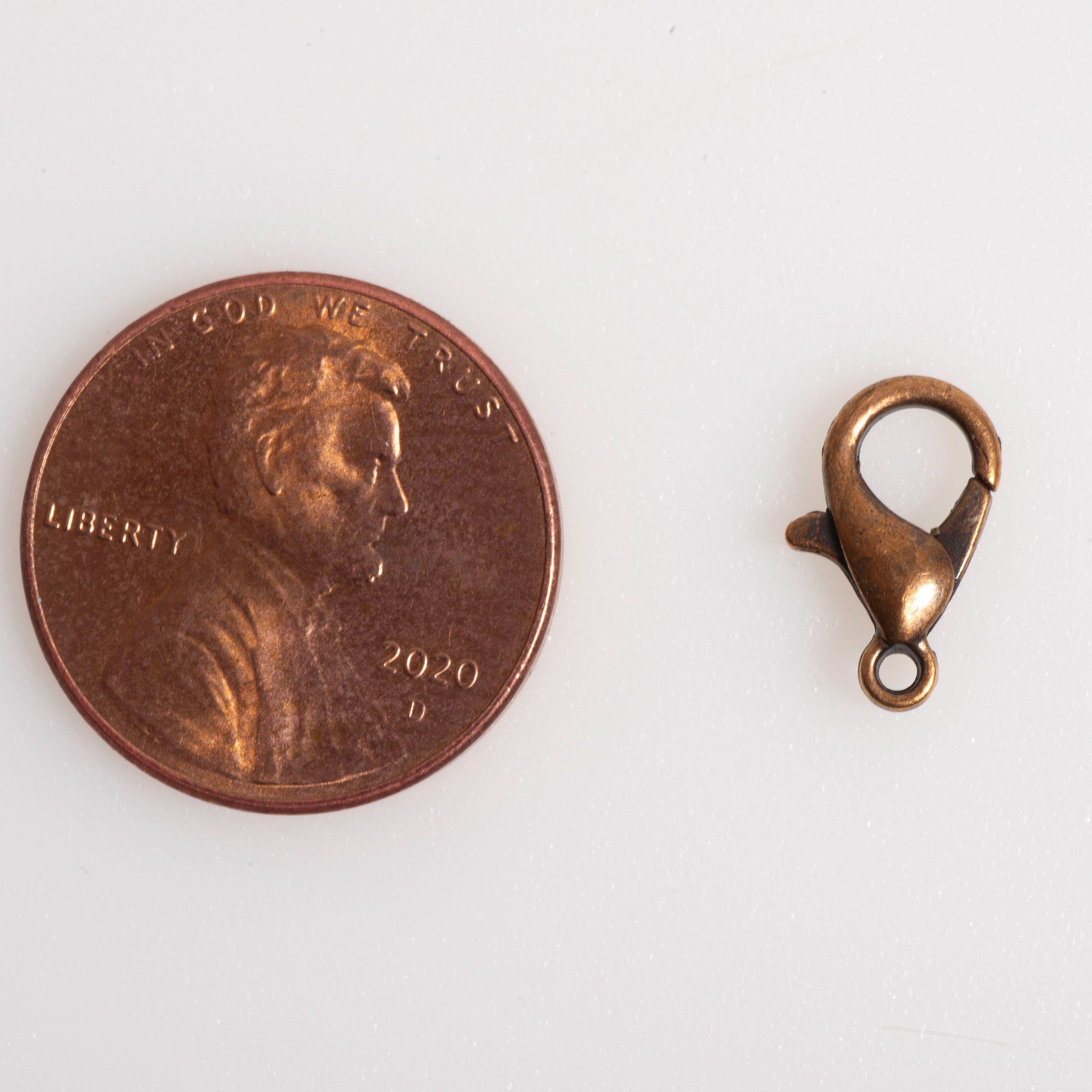 12mm x 6mm Zinc Lobster Claw Clasp - Sold by the Gross - Available in 5 Finishes - C802