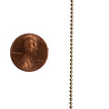 1.5mm Diamond Cut Ball Chain Sold by The Foot - CH 853