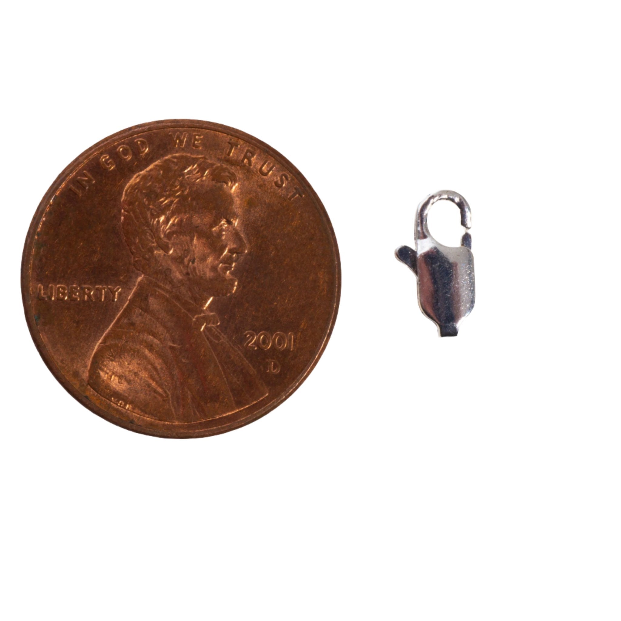 Lobster Claw Clasp Size XS - Measures 10mm x 4mm - Available in Many Finishes - Sold Individually - C601.