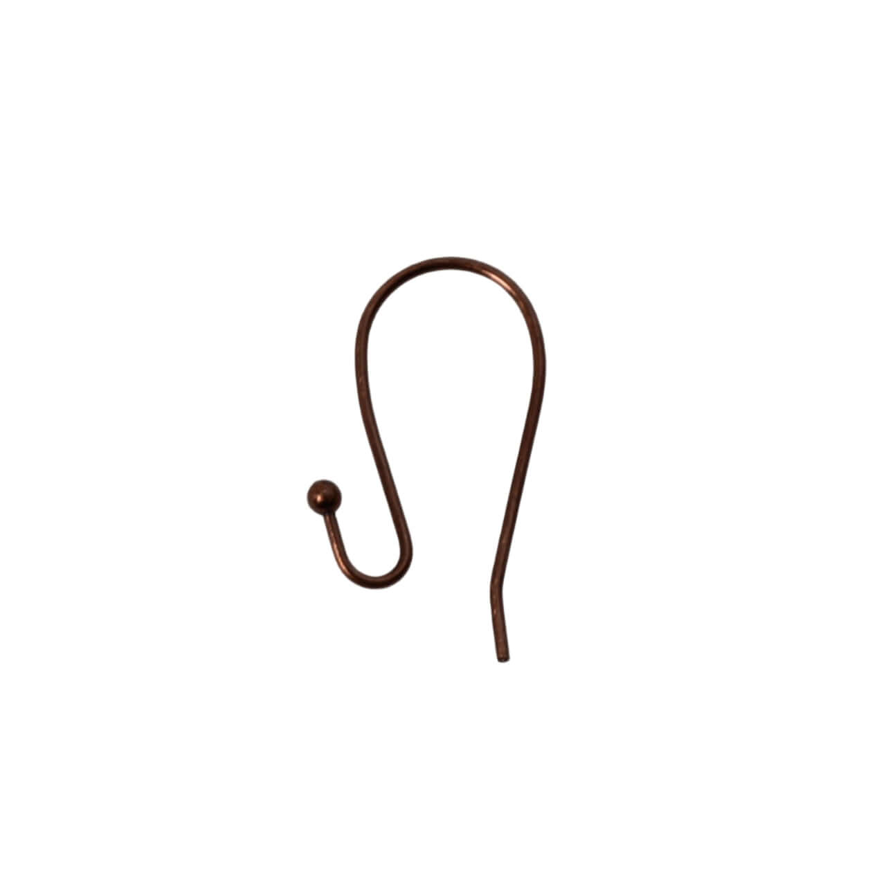 Ear Wire Kidney Shape with 2mm Ball - Hypoallergenic - Sold by Dozen EW5014