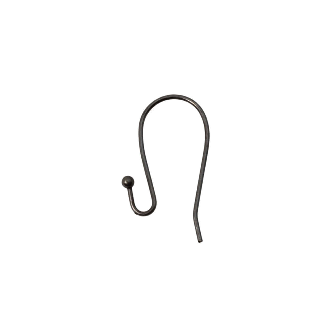 Ear Wire Kidney Shape with 2mm Ball - Hypoallergenic - Sold by Dozen EW5014